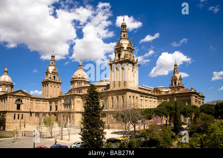 Musée national d'Art de Catalogne Museu Nacional d'Art de Catalogne MNAC Montjuïc Barcelone Espagne Banque D'Images