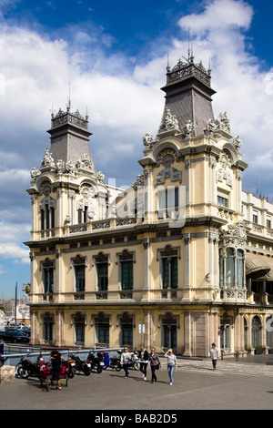 Les autorités portuaires Port Vell Barcelone Catalogne Espagne Banque D'Images