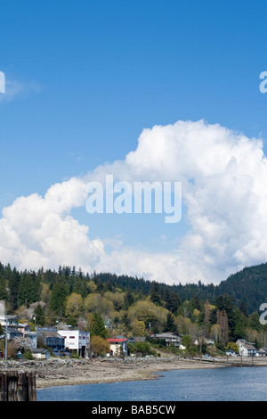 La formation de nuages plus de Gibsons. Banque D'Images