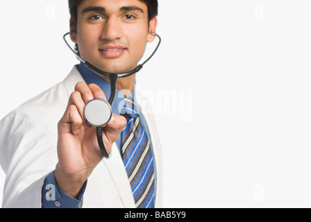 Doctor with stethoscope Banque D'Images