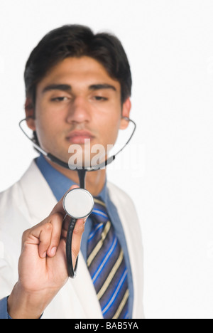 Doctor with stethoscope Banque D'Images