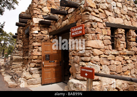 Entrée du musée tusayan rive sud du grand canyon national park arizona usa Banque D'Images