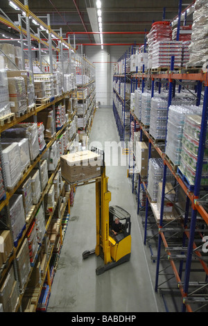 Centre logistique Edeka à Hamm, Allemagne Banque D'Images