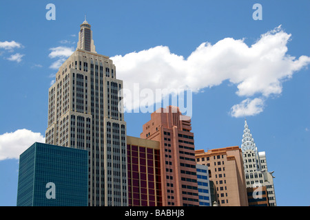 Le gratte-ciel de New York New York Hotel and Casino à Las Vegas NEVADA USA Banque D'Images