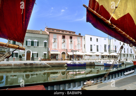 Province de Rimini Cesenatico Italie Banque D'Images