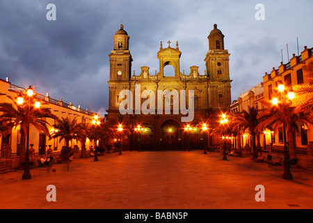 La cathédrale de Santa Ana à Las Palmas de Gran Canaria dans les îles Canaries Banque D'Images