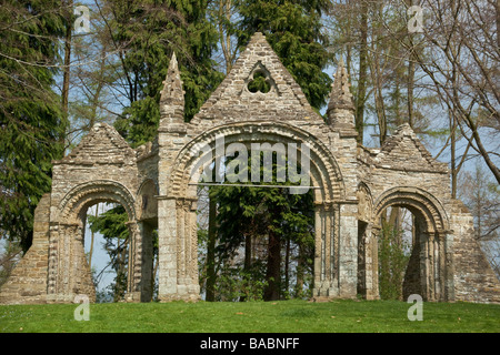 Shobdon Arches, une voûte gothique dans le Herefordshire Banque D'Images