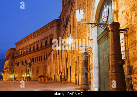 Pallazzo dei Normanni, le Palazzo Reale, le Palais Royal, Palerme, Sicile, Italie Banque D'Images