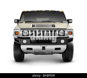 Licence et tirages sur MaximImages.com - camion noir Hummer H2 Banque D'Images