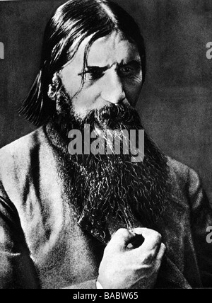 Rasputine, Grigori Yefimovich, 22.1.1869 - 30.12.1916, moine russe, portrait, photo, vers 1910, Banque D'Images