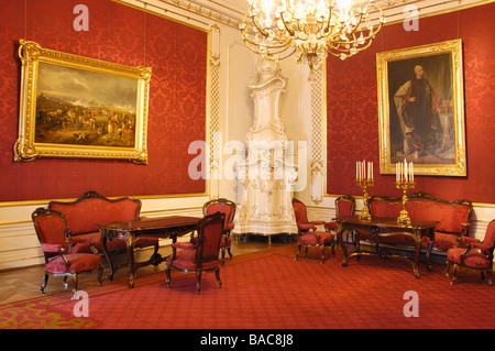 Le grand salon de l'empereur François-Joseph dans la Hofburg de Vienne Banque D'Images