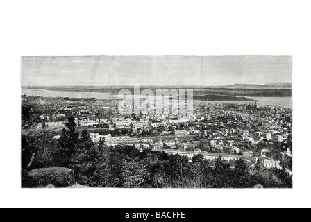 Vue de Montréal Canada Banque D'Images