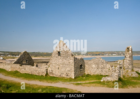 Le Salthouse à Port Eynon Beach sur la péninsule de Gower Banque D'Images