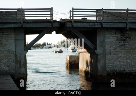 Avis de Somerset Bridge, à l'Ouest vers Ely's Harbour Banque D'Images