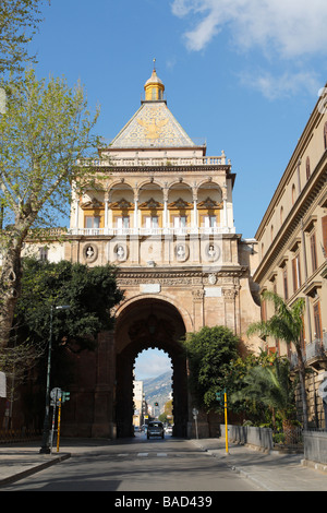 Porta Nova, Palerme, Sicile, Italie Banque D'Images