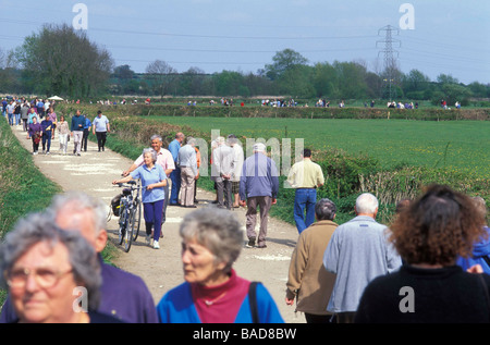 Le festival Ducklington Fritillaries Oxfordshire Banque D'Images