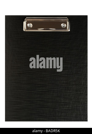 Dossier pour bureau papiers soumis il est isolé sur fond blanc Banque D'Images