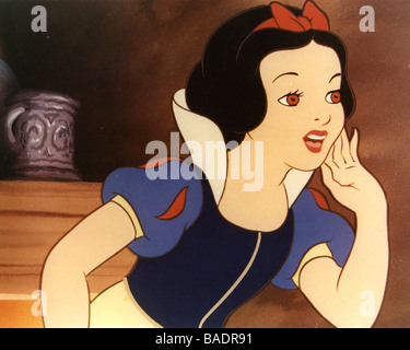 Blanche Neige et les Sept Nains Walt Disney 1937 premier long cartoon Banque D'Images