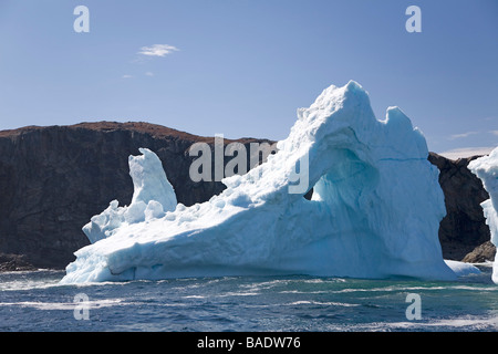 Iceberg près de Twillingate Island, Newfoundland, Canada Banque D'Images