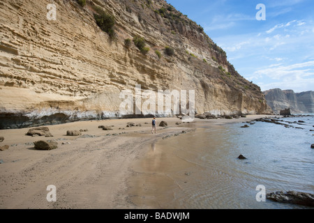 La réserve naturelle de Cape Kidnappers en Nouvelle-Zélande l'Île du Nord Banque D'Images