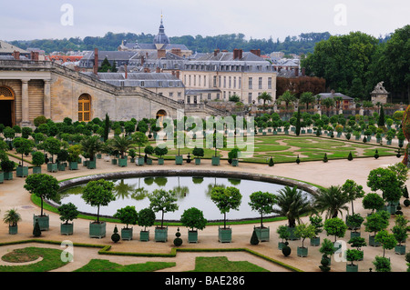 L'orangerie, Les Jardins de Versailles, Versailles, Ile-de-France, France Banque D'Images