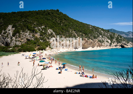 Cala Luna creek, Golfo di Orosei, Sardaigne, Italie Banque D'Images