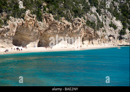 Cala Luna creek, Golfo di Orosei, Sardaigne, Italie Banque D'Images