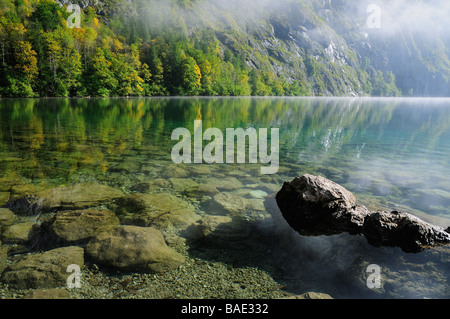 Bodensee, parc national de Berchtesgaden, en Bavière, Allemagne Banque D'Images