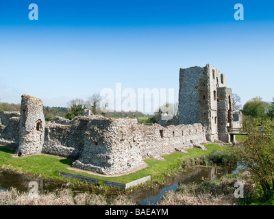 Les ruines de château médiéval Baconsthorpe North Norfolk Banque D'Images