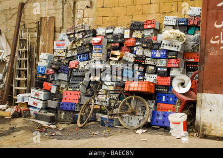 Un atelier dans le camp de réfugiés palestiniens de Chatila, à Beyrouth, Liban Banque D'Images