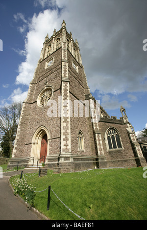 Ville de Newport, Pays de Galles. La fin du xixe siècle, l'église gothique victorien de St Marc. Banque D'Images