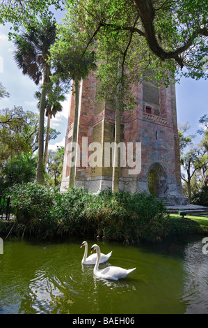 Les Jardins De La Tour Bok National Historic Landmark Lake Wales en Floride Banque D'Images