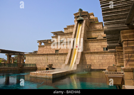 Parc aquatique Aquaventure Atlantis Dubai Banque D'Images