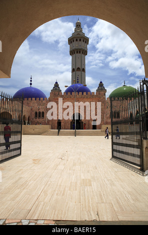 Grande Mosquée, Touba, République du Sénégal, l'Afrique Banque D'Images