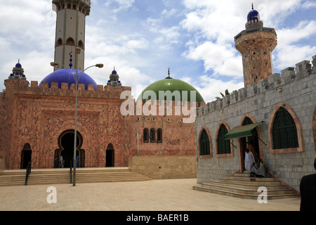 Grande Mosquée, Touba, République du Sénégal, l'Afrique Banque D'Images