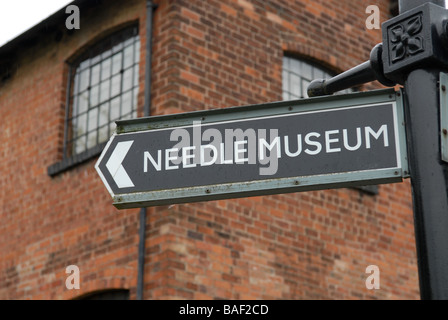 La Forge Musée de l'aiguille de l'usine de Redditch, Worcestershire.Le musée enregistre le riche patrimoine des villes de l'industrie de l'aiguille. Banque D'Images