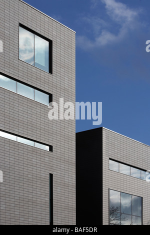 La construction de l'information communes, Sheffield, Royaume-Uni, Rmjm, de l'information communes building façade nord détail. Banque D'Images