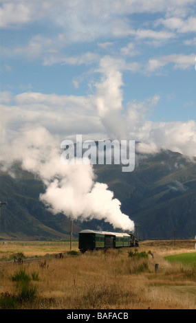 'La Kingston Flyer', île du Sud Nouvelle-Zélande Banque D'Images