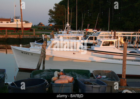 Bateaux de la baie de Chesapeake Banque D'Images