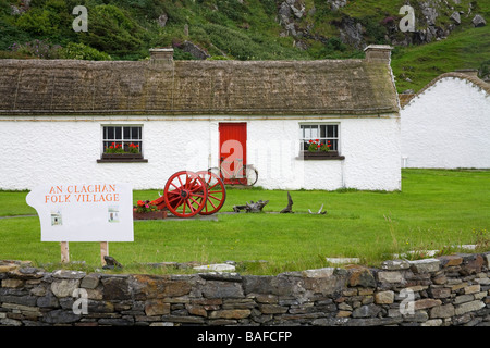 Musée Folklorique Glencolmcille Village County Donegal Ireland Banque D'Images