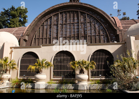 L'extérieur de l'édifice botanique dans le Balboa Park, San Diego, California USA Banque D'Images