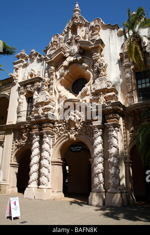 Casa del Prado, l'un des bâtiments dans les arts de Balboa Park, San Diego, California USA Banque D'Images