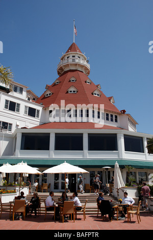 L'hotel del Coronado construit en 1888 un national historic landmark coronado San Diego California usa Banque D'Images