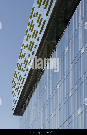 Palestra, Londres, Royaume-Uni, Alsop Architects Limited, Palestra détail de l'auvent. Banque D'Images