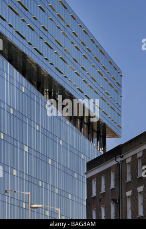 Palestra, Londres, Royaume-Uni, Alsop Architects Limited, Palestra détail avec les bâtiments existants. Banque D'Images