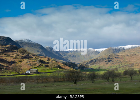 La vallée de Kentmere, South Lakeland, Parc National de Lake District, Cumbria, Angleterre, Royaume-Uni Banque D'Images