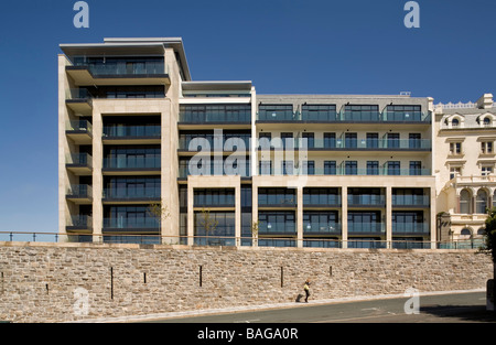 L'AZURE APARTMENTS, architectes DESIGN GROUP, Plymouth, Royaume-Uni Banque D'Images