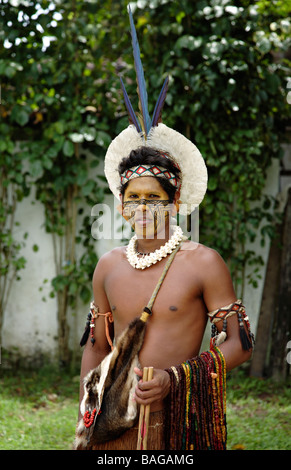 Un Indien Porto Seguro Bahia Brésil Amérique du Sud Banque D'Images