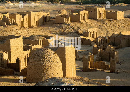 L'Égypte, de Haute Egypte, Désert de Libye, Oasis de Kharga, Bagawat nécropole copte de la 2e à la 7e siècle Banque D'Images