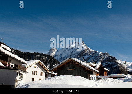 Plus haut sommet du mont Marmolada en italien Dolomiti Banque D'Images